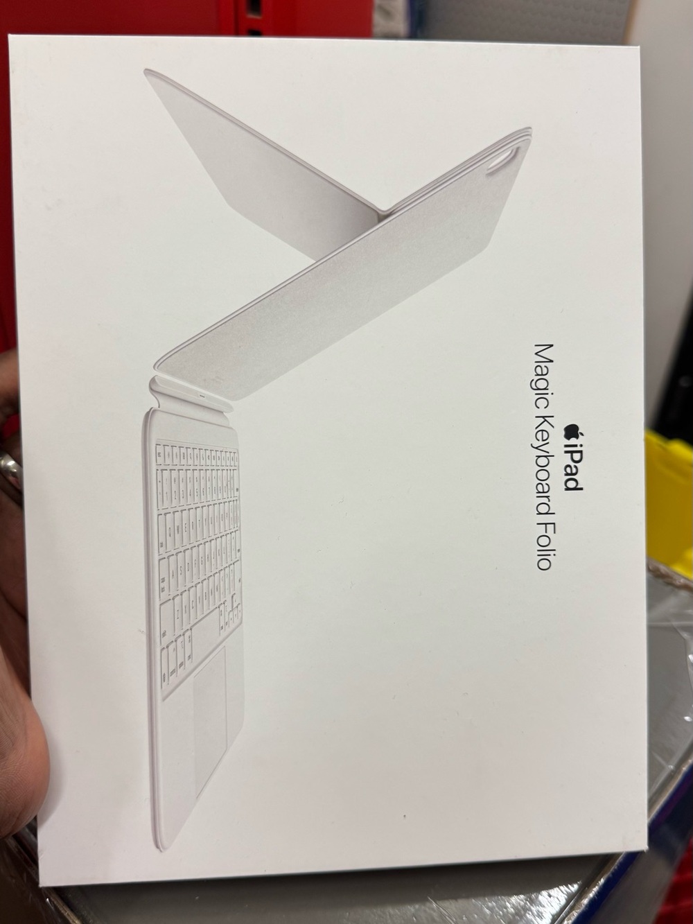 Apple iPad Magic Keyboard Folio - White/Silver